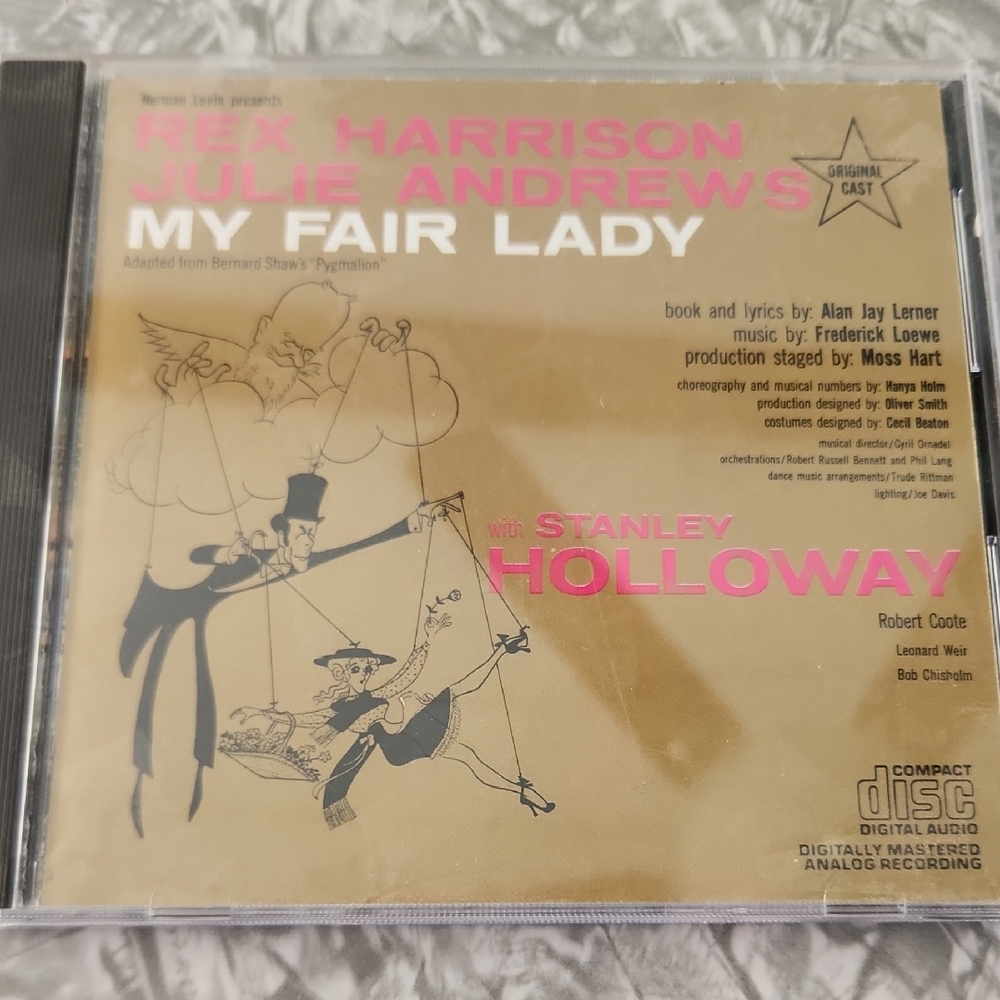 Columbia My Fair Lady CD - Gold and Black